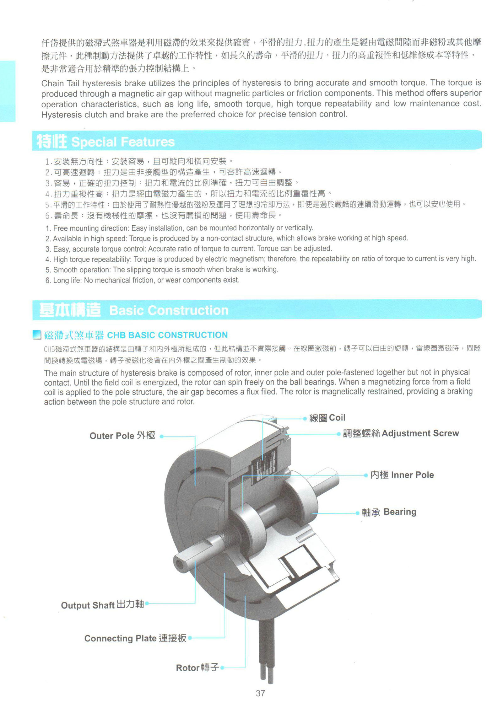 磁滯剎車器-仟岱